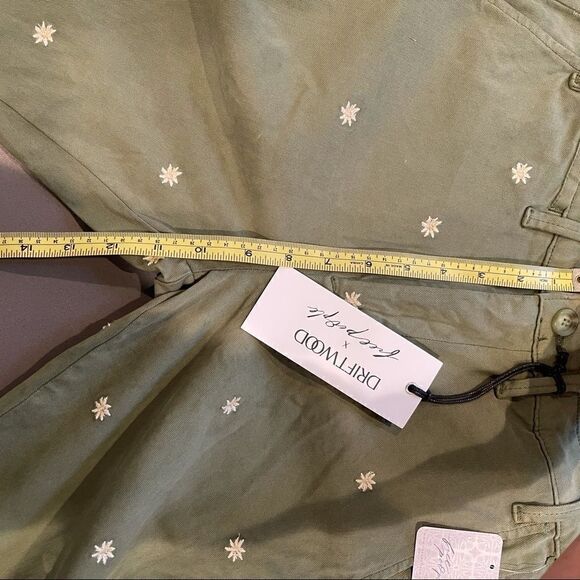Driftwood Embroidered Chino Pants Size Small - Picture 7 of 13